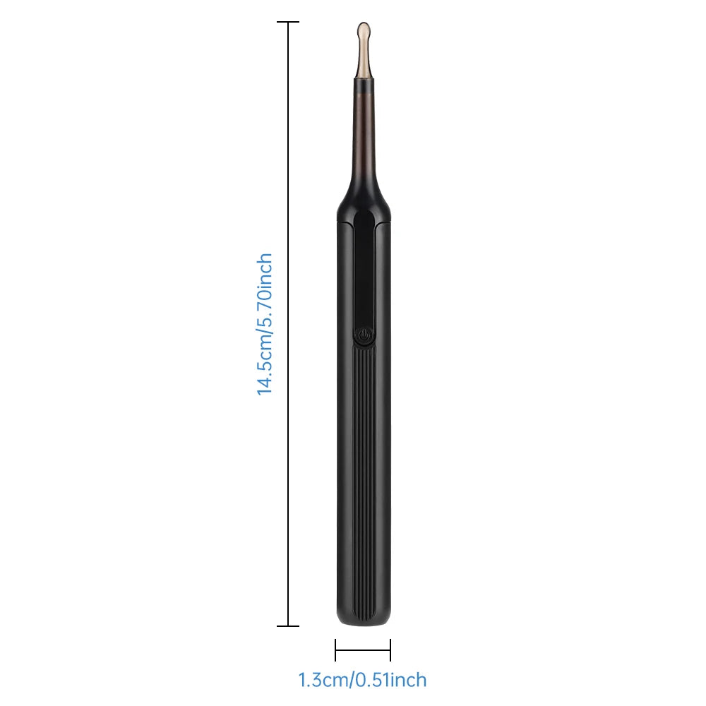 Ear Cleaner with Camera Set Ear Wax Removal Tool HD Ear Sticks Otoscope Endoscope Wax Removal Tool Earpick Ear Cleaning Set